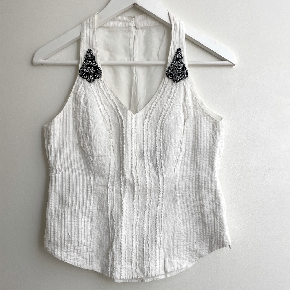 British India Cotton Sleeveless Top.